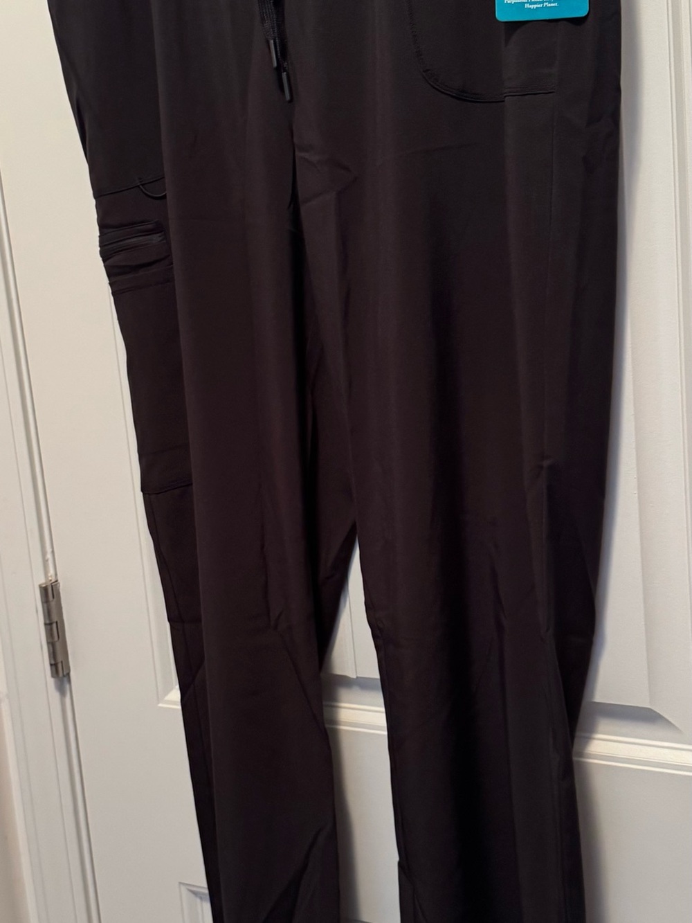 Sanibel Sustain Black Tall Scrub Pants Size L NWT